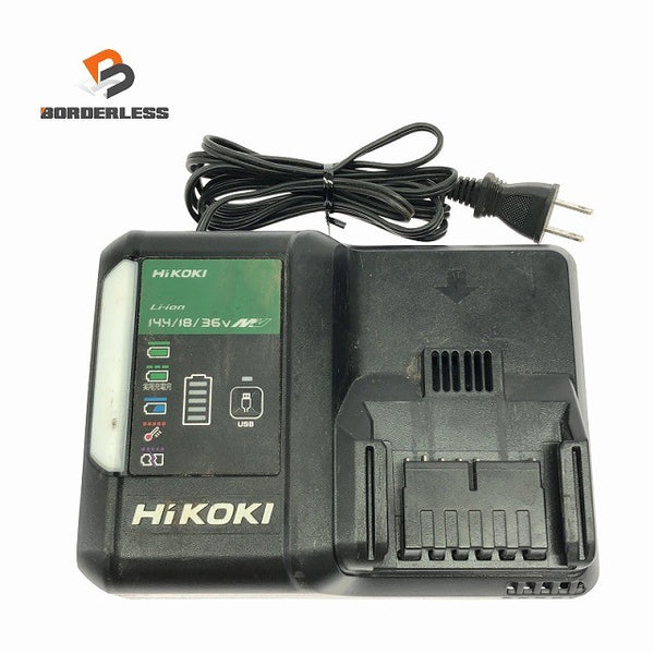 ☆中古品☆HiKOKI ハイコーキ 18V-14.4V 急速充電器 UC18YDL2 純正 リチウムイオンバッテリー用 蓄電池用132472 - 1