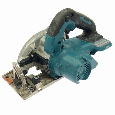 ☆中古品☆makita マキタ 18V 165mm 充電式マルノコ HS631D 中古刃付属  コードレス 丸のこ 丸ノコ 2019年製造128783 - 0