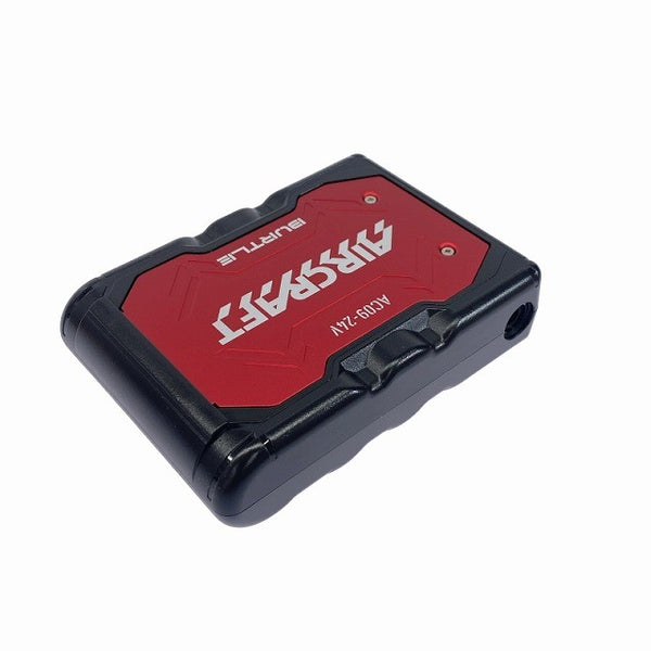 ☆未使用品☆BURTLE バートル 24V エアークラフト用 リチウムイオンバッテリー AC09 赤/メタリックレッド 空調作業服用 京セラ116751 - 4