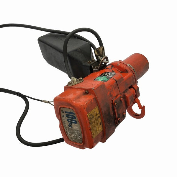 ☆中古品☆象印 エレファント 100V 小型電気チェーンブロック トルコン aS-01 M4 リモコン付 荷重100kg 揚程3m 電動チェンブロック112794 - 4