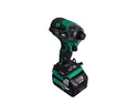 ☆中古品☆HIKOKI ハイコーキ 36V コードレスインパクトドライバ WH36DC  バッテリ1個 充電器付 締付け 電動工具136724 - 4