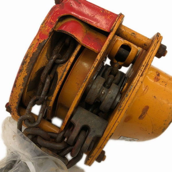 ☆中古品2個セット☆KITO キトー チェーンブロック CB010 M3形 荷重1.0ton/1ton 揚程2.5m 手動式 チェンブロック 吊り具 荷揚げ136176 - 10