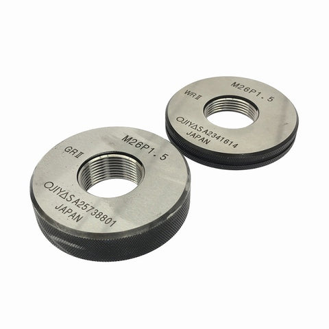 ☆美品☆OJIYAS オジヤ精機 ねじリングゲージ M26 P1.5 GR2 WR2 ネジゲージ 基準器 検査114360 - 0
