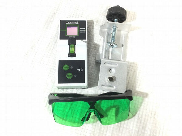 ☆比較的綺麗☆makita マキタ 屋内・屋外兼用墨出し器 SK310GP 受光機(LDG-1) ケース付 グリーンレーザー墨出し器 光学測定器114938 - 10