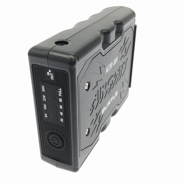 ☆美品☆BURTLE バートル 30V エアークラフト専用バッテリー AC10(マットブラック) ファンユニット AC10-1 ブラック128588 - 3