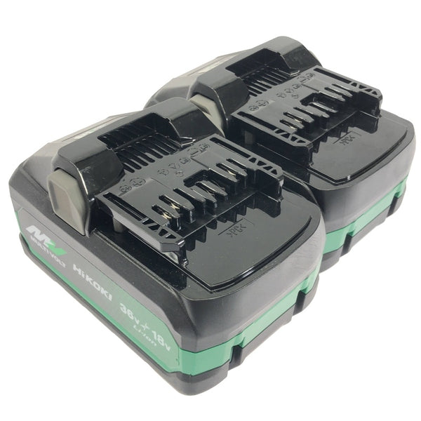☆美品2個セット☆HiKOKI ハイコーキ 36V 4.0Ah 純正 マルチボルトバッテリー BSL36B18X リチウムイオンバッテリー 蓄電池118594 - 4