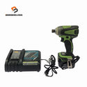 ☆中古品☆ makita マキタ 14.4V 充電インパクトドライバ TD133D ライム 本体+バッテリー1個(3.0Ah)+充電器131502 - 1