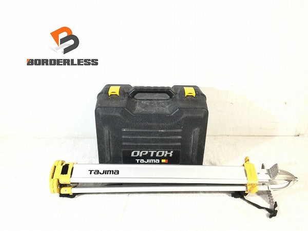 ☆中古品※コメント必読☆Tajima タジマ ローテーティングレーザー TRL-315H デジタル受光器(TRL-DRCV) ケース 三脚付き131146 - 1