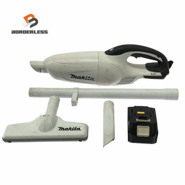 ☆中古品☆makita マキタ 18V 充電式クリーナー CL180FD バッテリ1個(18V3.0Ah) コードレス バッテリー式 掃除機 ハンディ130934 - 1
