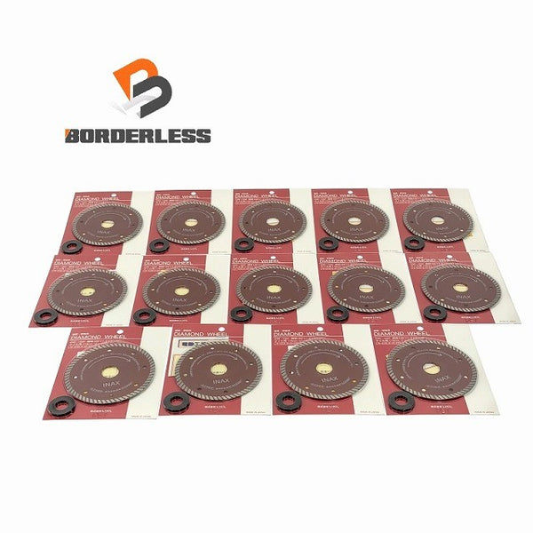☆未使用品14枚セット☆LIXIL リクシル ダイヤモンドホイール DW-105F 105mm タイル用 硬質/厚物用 ダイヤモンドカッター 研削 替刃 - 1