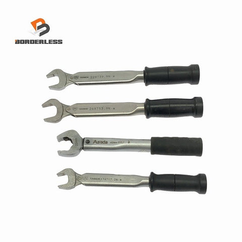 ☆中古品4本セット☆東日 トルクレンチ 26XT53.9Nm 22XT39.9Nm 17XT17.2Nm アサダ トルクレンチ1本 42Nm スパナヘッド125227