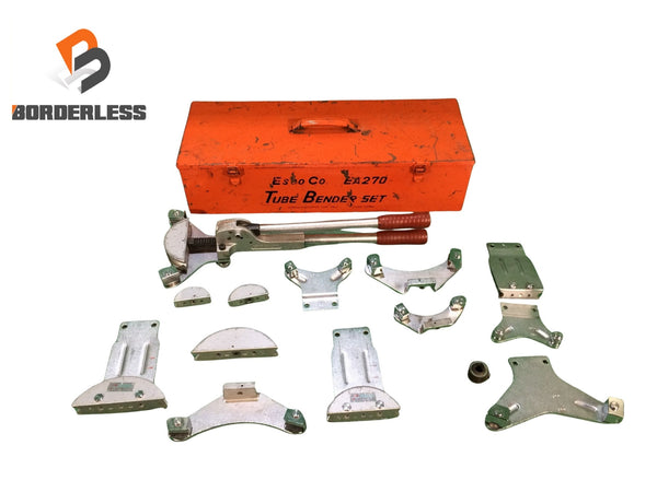 ☆中古品☆ ESCO エスコ ラチェット式ベンダーセット EA270 本体+パーツ+ケース120678 - 1