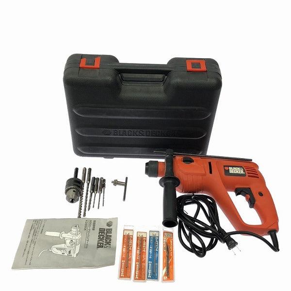 ☆中古品☆BLACK + DECKER ブラックアンドデッカー 100V 16mm ロータリーハンマードリル KD950 ケース付 コード式 ハンマドリル134464 - 3
