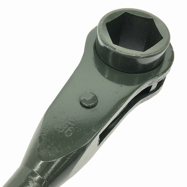 ☆比較的綺麗4本セット☆ASAHI 旭金属工業 旭の強力型片口ラチェットスパナ KS0036 KS0024 各2本 ハンドツール136366 - 8