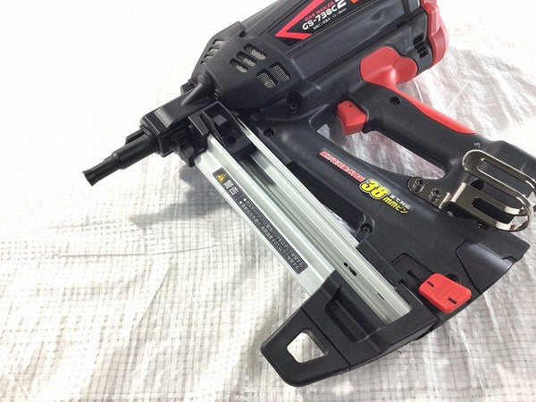☆未使用品☆MAX マックス 38mm ガスネイラ GS-738C2 バッテリー2個+充電器+ケース ガス式鋲打ち機 ガス式鋲打機 充電式134558 - 5