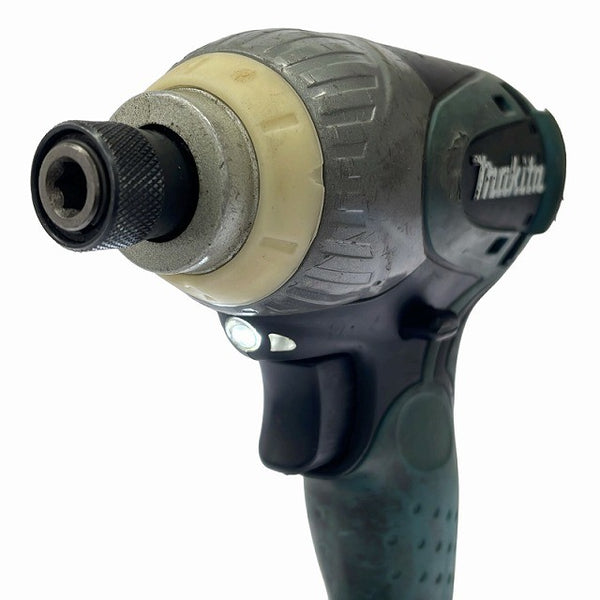 ☆中古品☆makita マキタ 14.4V 充電式インパクトドライバー TD135DSHX 青/ブルー バッテリ2個(1.2Ah) 充電器 ケース コードレス126666 - 8