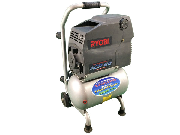 ☆中古品☆RYOBI リョービ 100V 常圧 エアコンプレッサー ACP-60 エアツール 大工道具 内装業 京セラ エアーコンプレッサー118089 - 3