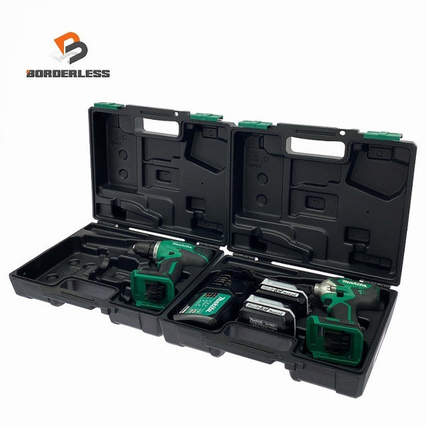 ☆美品セット☆makita マキタ 14.4V インパクトドライバ MTD001D ドライバドリル MDF347D バッテリー2個 充電器 ケース付131583 - 1