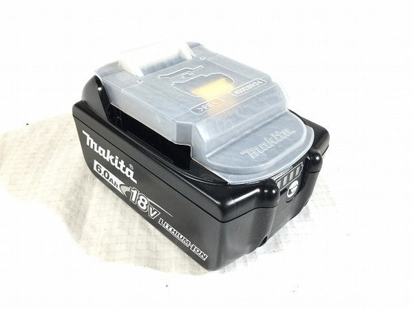 ☆極美品 充電回数1回☆makita マキタ 18V 6.0Ah 純正 リチウムイオンバッテリー BL1860B リチウムイオン電池 充電池 蓄電池134176 - 4
