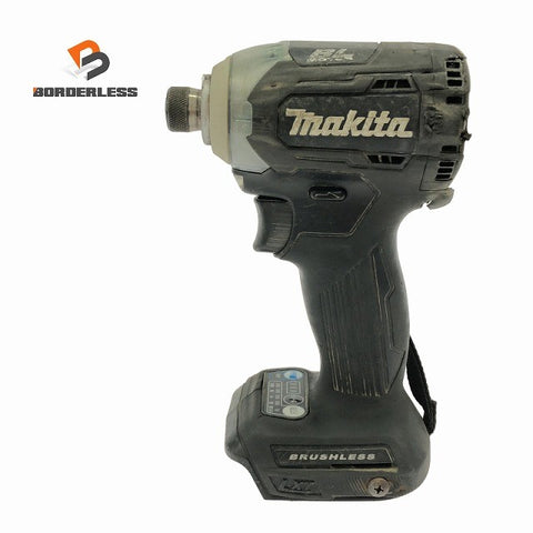 ☆中古品☆makita マキタ 14.4V 充電式インパクトドライバー TD160D 黒 本体のみ コードレスインパクトドライバー132586