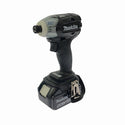 ☆未使用品☆makita マキタ 18V 充電式ソフトインパクトドライバTS141DRGXB 黒/ブラック バッテリー2個(18V 6.0Ah) 充電器 ケース付135181 - 4