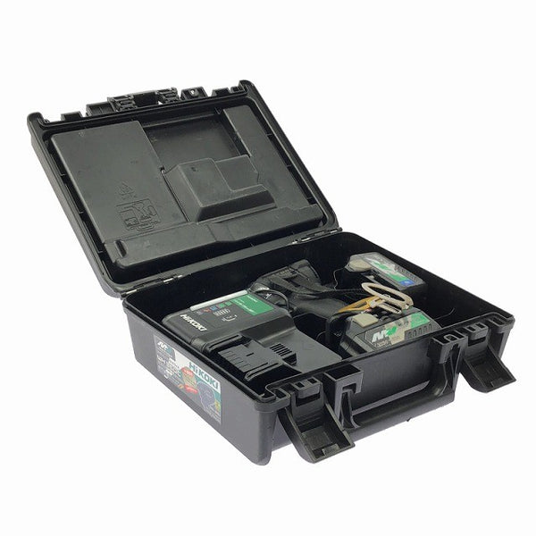 ☆中古品☆HIKOKI ハイコーキ 36V コードレスインパクトドライバ WH36DC 限定色(黒+金) バッテリ2個 充電器付 締付け 電動工具134227 - 2