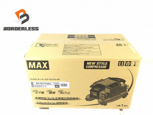 ☆未使用品☆MAX マックス 100V 11L 常圧/高圧 エアコンプレッサー AK-HL1310E2 AK98472 赤/レッド エアーコンプレッサー134961 - 1