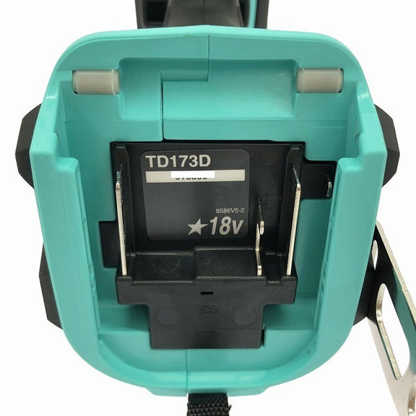 ☆極美品☆makita マキタ 18V 充電式インパクトドライバ TD173DZ 限定色 TB/ターコイズブルー 本体のみ 電動工具135246 - 10