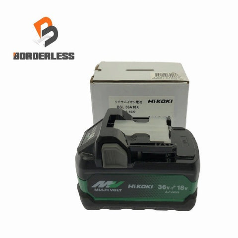 ☆未使用品☆HiKOKI ハイコーキ 36V 2.5Ah 純正 マルチボルトバッテリー BSL36A18X リチウムイオン電池 リチウムイオンバッテリー121190