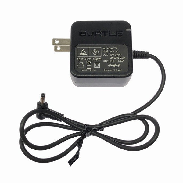 ☆中古品☆BURTLE バートル 空調作業服用バッテリー AC08-22V 充電ケーブル付き ※ファンなし 暑さ対策 熱中症対策130046 - 10
