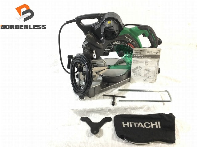 ☆比較的綺麗☆HITACHI 日立工機 100V 190mm 卓上丸のこ C7FCH ライト・レーザーマーカ付 卓上マルノコ 卓上丸ノコ 木工用