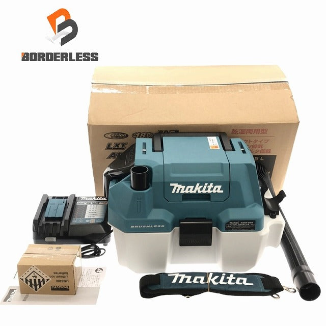 ☆未使用品☆makita マキタ 18V 充電式集じん機 VC750DRG 乾湿両用 18V 6.0AHバッテリー1個 充電器付き コードレ |  誰もが安心できる工具専門のリユース工具販売専門店Borderless