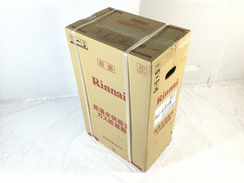 ☆未使用品☆ Rinnai リンナイ 23年製 16号 都市ガス 12A 13A ガス給湯器 高温水供給式 RUJ-A1610W リモコン付 - 0