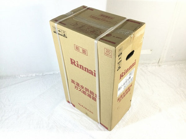 ☆未使用品☆ Rinnai リンナイ 23年製 16号 都市ガス 12A 13A ガス給湯器 高温水供給式 RUJ-A1610W リモコン付 - 2