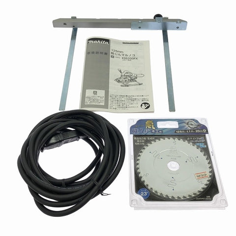☆箱あり未使用品☆ makita マキタ 100V 125mm 防じんマルノコ KS5200FXsp 青/ブルー 本体+パーツ 防塵 電動丸鋸/丸ノコ/丸のこ - 0