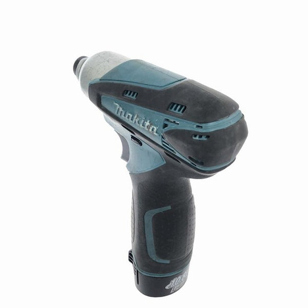 ☆中古動作品☆ makita マキタ 10.8V 充電式インパクトドライバー TD090DWXW バッテリー2個(10.8V 1.3Ah) 充電器 ケース付 - 7