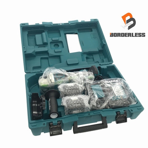 ☆未使用品☆makita マキタ 18V 充電式ディスクグラインダー GA504DRGXN バッテリ2個(18V 6.0Ah) 充電器 ケース付 コードレス - 0