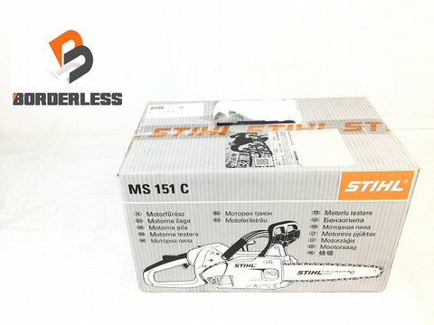 ☆未使用品☆ STIHL スチールチェンソー MS151C 1146-011-3021 1/4 ピコマイクロ3 排気量 23.6cm? ガイドバー 25cm 切断 伐採 剪定