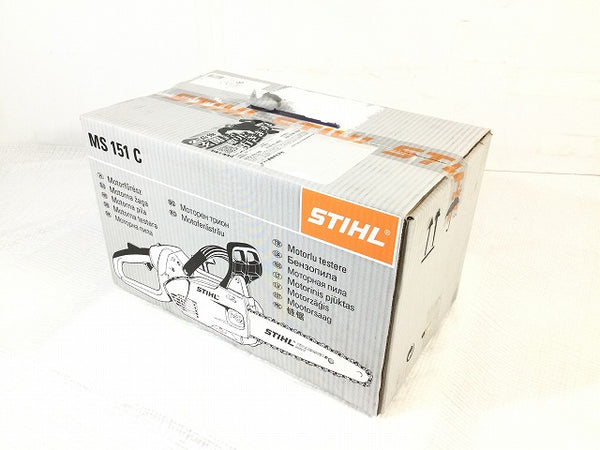 ☆未使用品☆ STIHL スチールチェンソー MS151C 1146-011-3021 1/4 ピコマイクロ3 排気量 23.6cm? ガイドバー 25cm 切断 伐採 剪定 - 4