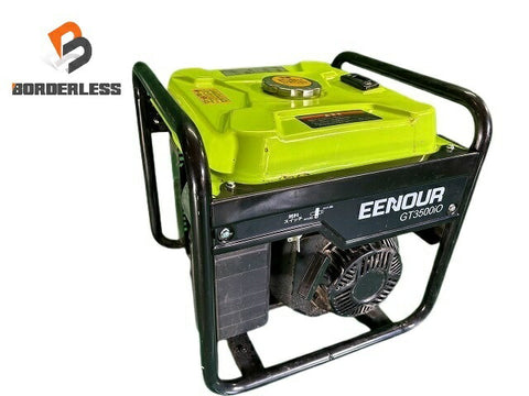 ☆中古品☆EENOUR インバーター発電機 GT3500iO 定格出力2.8kVA 2024年製 ガソリン発電機 防災 キャンプ