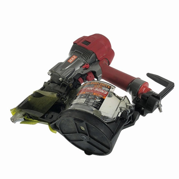 ☆中古品☆MAX マックス 90mm 高圧 コイルネイラ HN-90N3 ケース付  