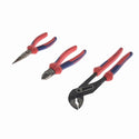 ☆中古3点セット☆KNIPEX クニペックス 強力ニッパー 74 02 160 カッター付き平丸型プライヤー 25 02 160 プライヤー 88 02 250 - 2