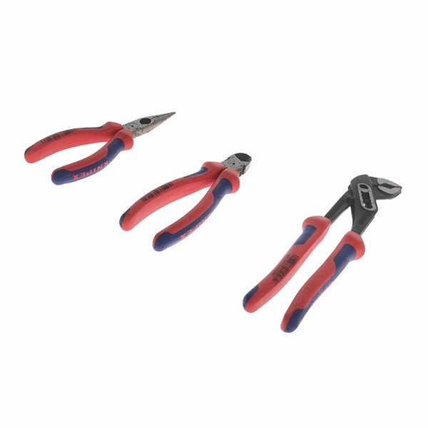 ☆中古3点セット☆KNIPEX クニペックス 強力ニッパー 74 02 160 カッター付き平丸型プライヤー 25 02 160 プライヤー 88 02 250 - 3