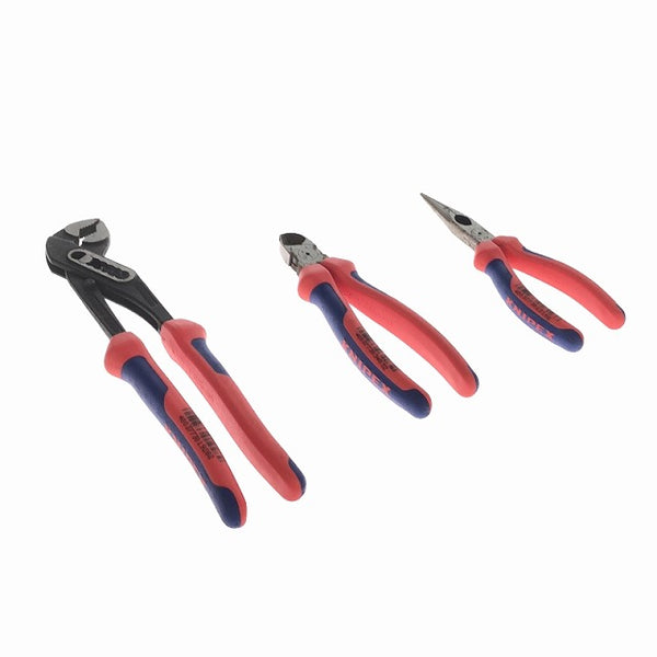 ☆中古3点セット☆KNIPEX クニペックス 強力ニッパー 74 02 160 カッター付き平丸型プライヤー 25 02 160 プライヤー 88 02 250 - 5