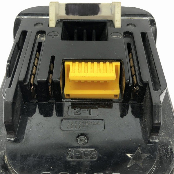 ☆中古品☆makita マキタ 18V 6.0Ah 純正 リチウムイオンバッテリー BL1860B(残量表示付)×2台 BL1850×1台 蓄電池136849 - 8