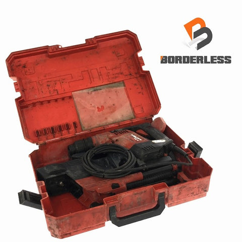 ☆中古品☆HILTI ヒルティ 100V ハンマードリル TE5 集じんシステム(TE5-DRS) ケース付 コード式 ハンマドリル 穴あけ 穿孔 - 0