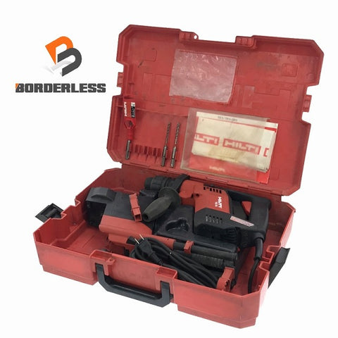 ☆中古品☆HILTI ヒルティ 100V ハンマードリル TE5 集じんシステム(TE5-DRS) ケース付 コード式 ハンマドリル 穴あけ 穿孔