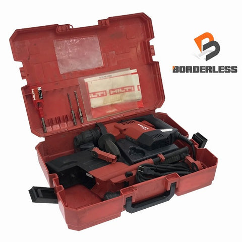 ☆中古品☆HILTI ヒルティ 100V ハンマードリル TE5 集じんシステム(TE5-DRS) ケース付 コード式 ハンマドリル 穴あけ 穿孔 - 0