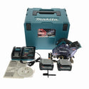 ☆極美品☆makita マキタ 40Vmax 125mm 充電式防じんマルノコ KS004GRDX バッテリー2個(40Vmax 2.5Ah) 充電器 ケース付き - 4