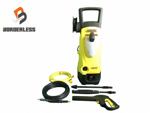 ☆中古品☆KARCHER ケルヒャー 60Hz 高圧洗浄機 K4.00 EcoSilent サイクロンジェットノズル エコサイレント 洗浄 掃除 - 1